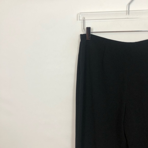 Les Copaines Black Wide Leg Casual Pant 8 - Picture 5 of 7